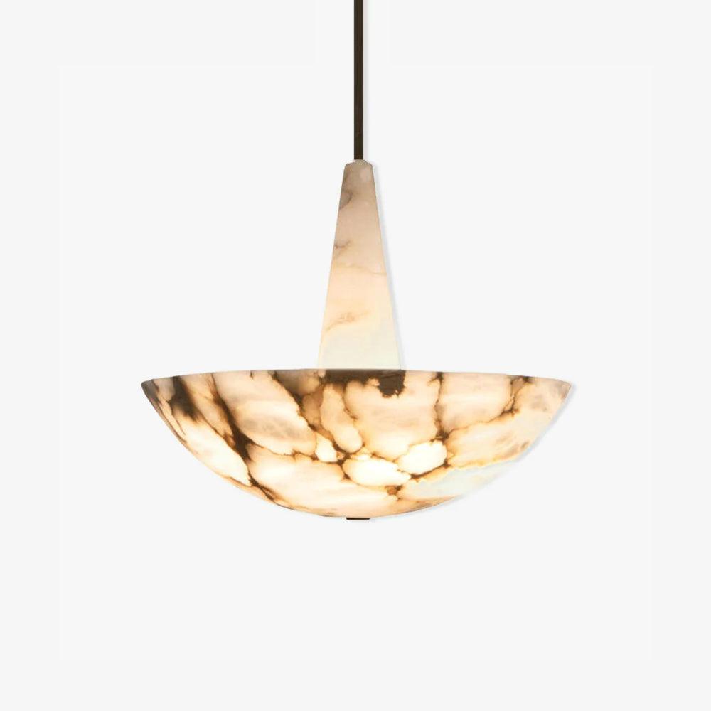 Umiros Chandelier Moderne en Albâtre - Neutralighting
