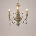 Quartz Chandelier Bois Métal Luxe Campagne Salon - Neutralighting