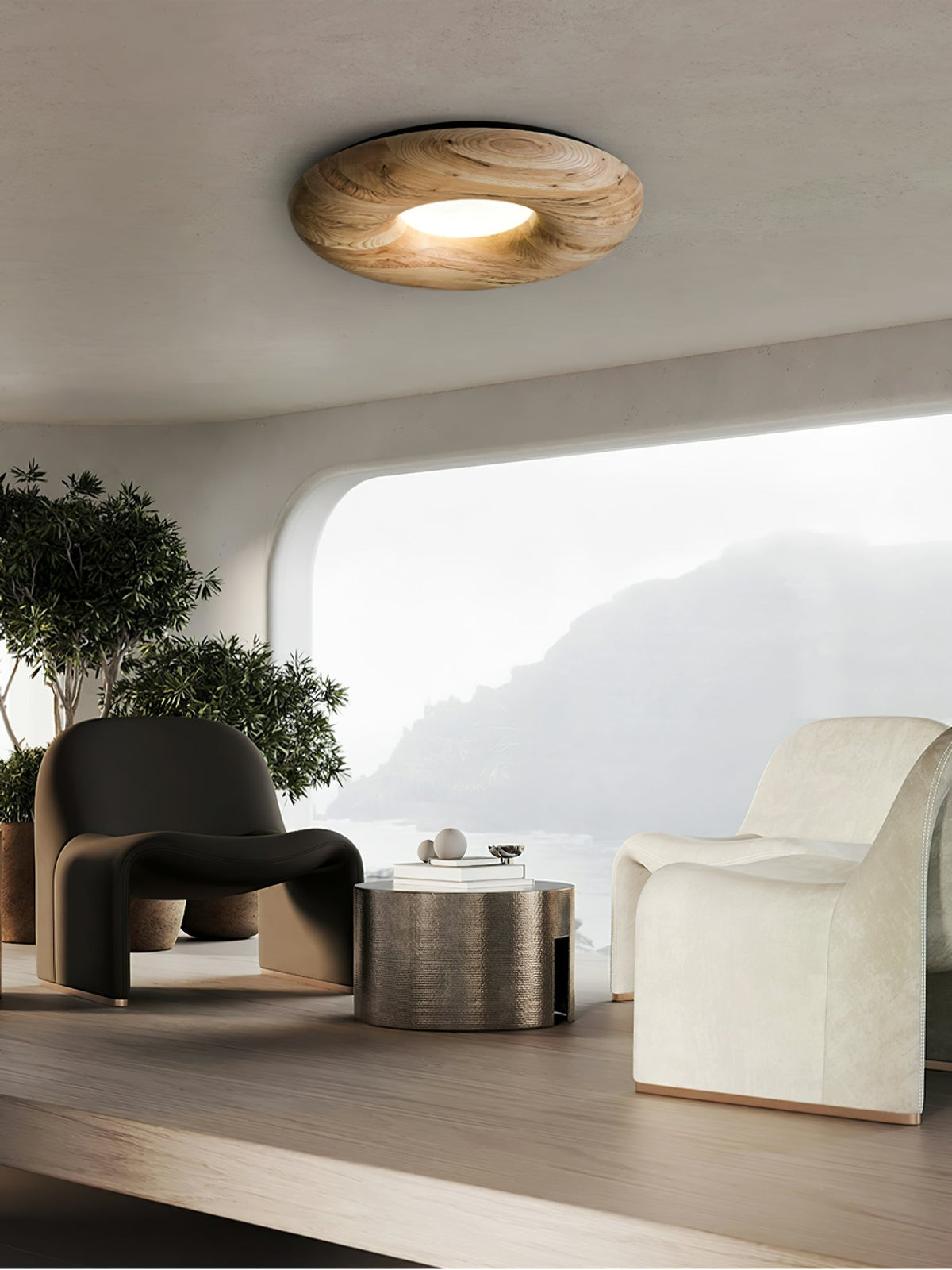 Zosora Organique Chêne Applique Plafond - Neutralighting