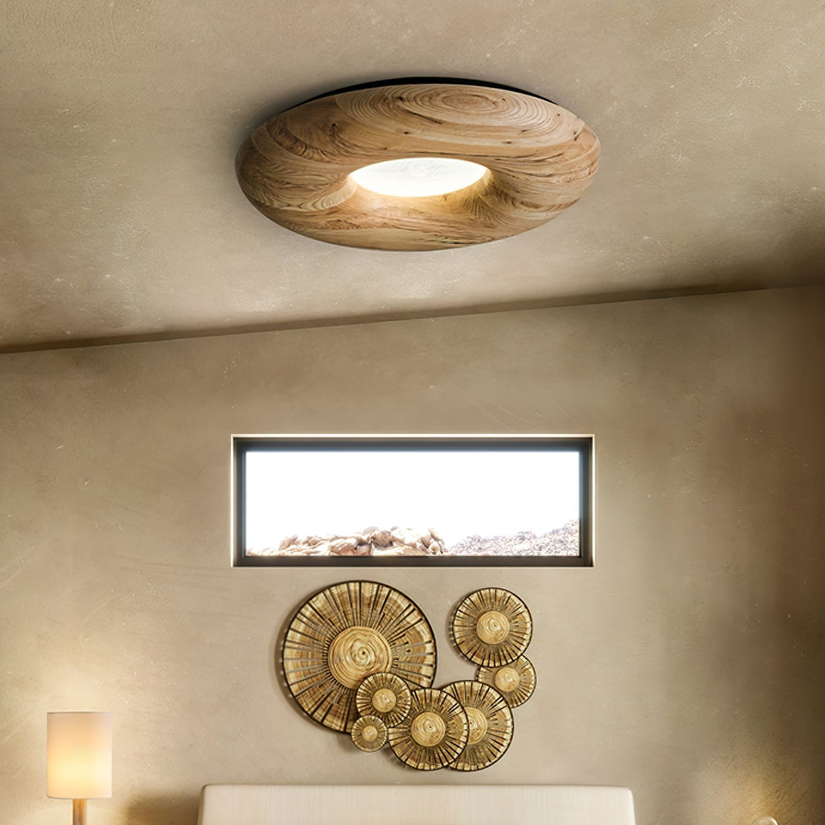 Zosora Organique Chêne Applique Plafond - Neutralighting