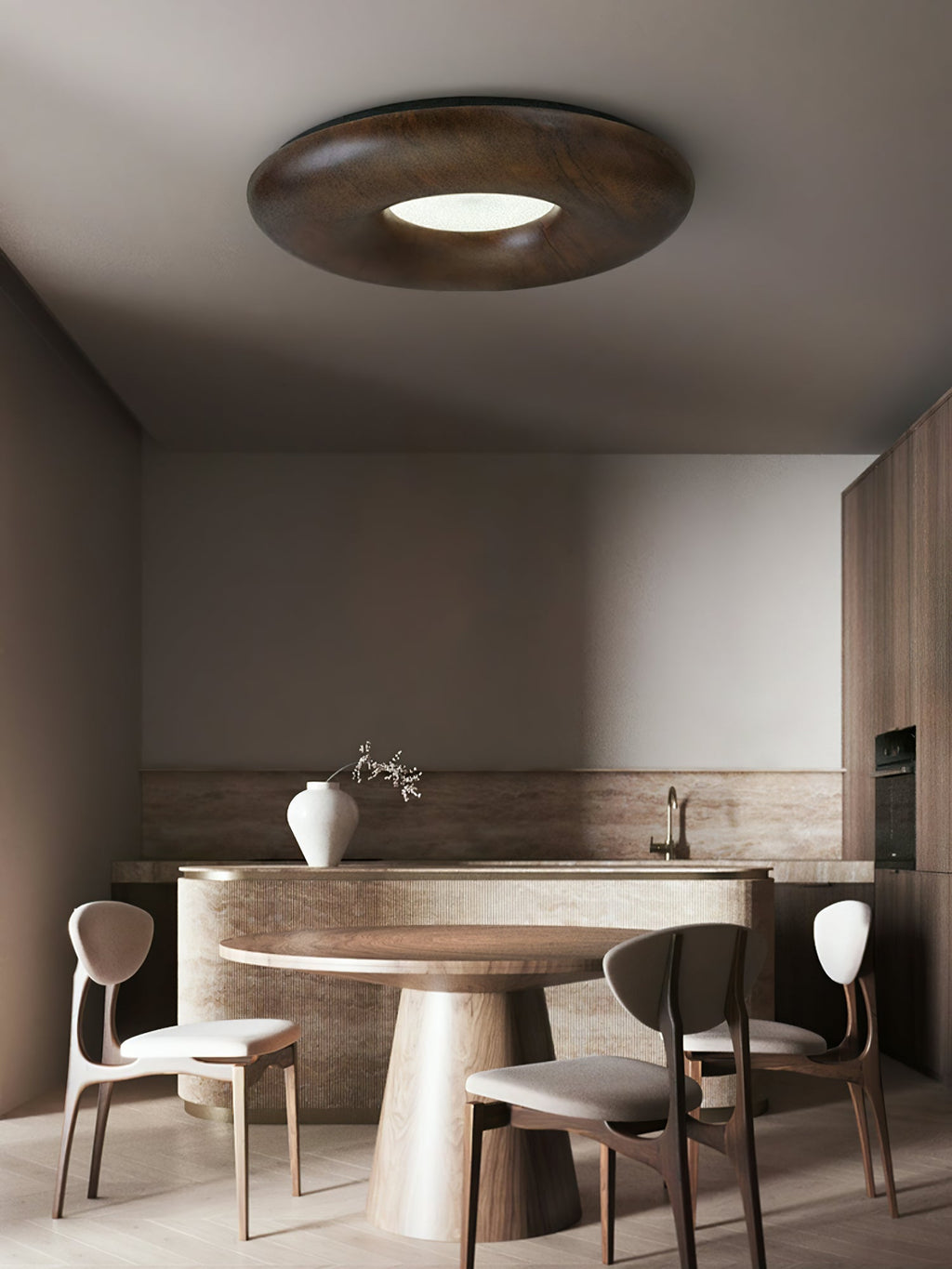 Zosora Organique Chêne Applique Plafond - Neutralighting