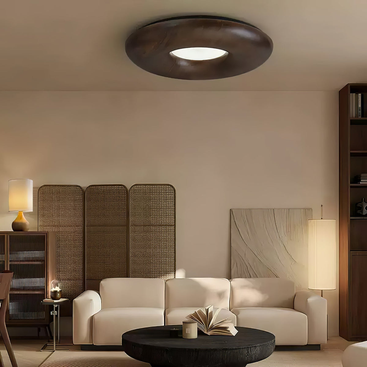 Zosora Organique Chêne Applique Plafond - Neutralighting