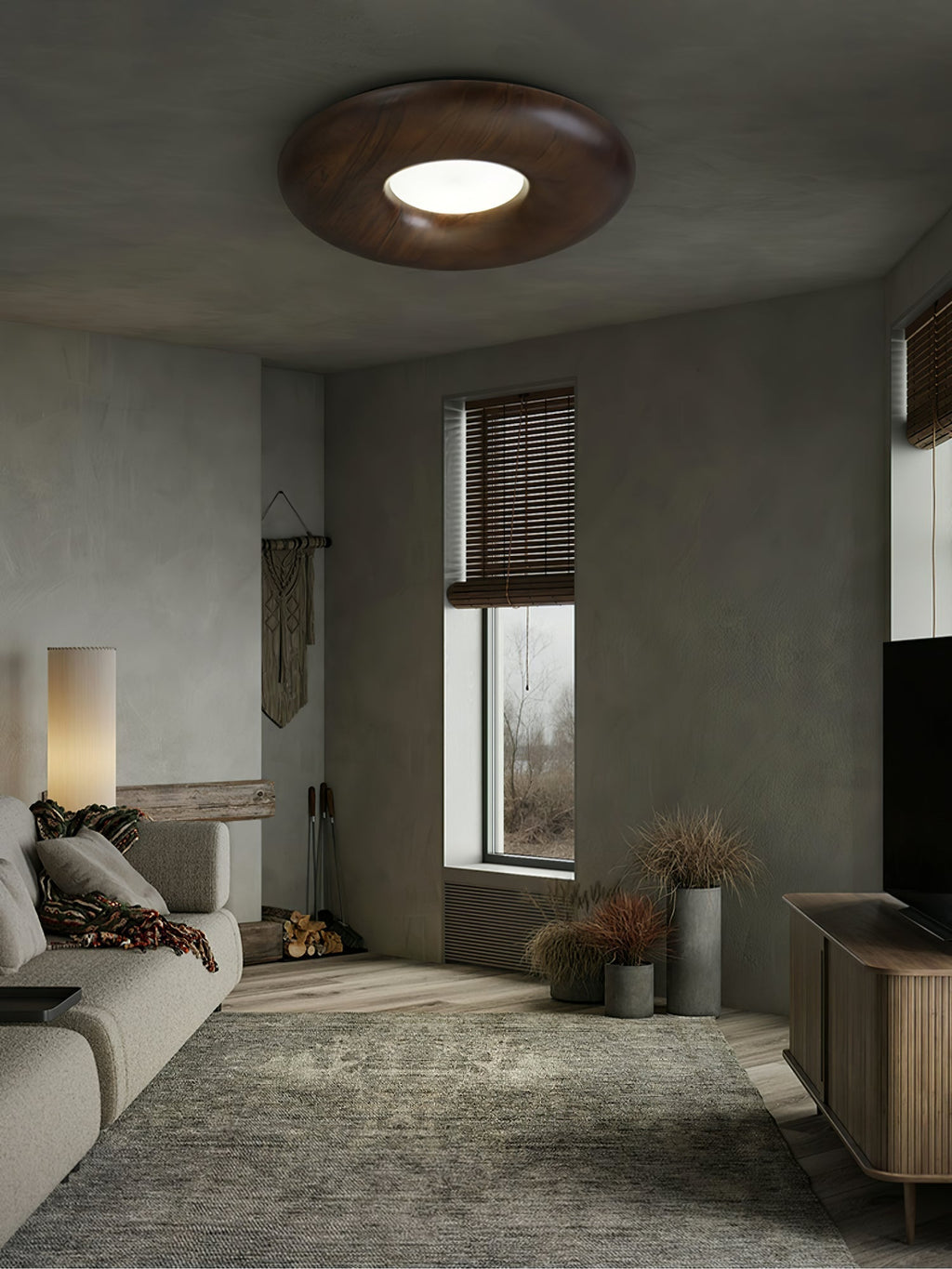 Zosora Organique Chêne Applique Plafond - Neutralighting