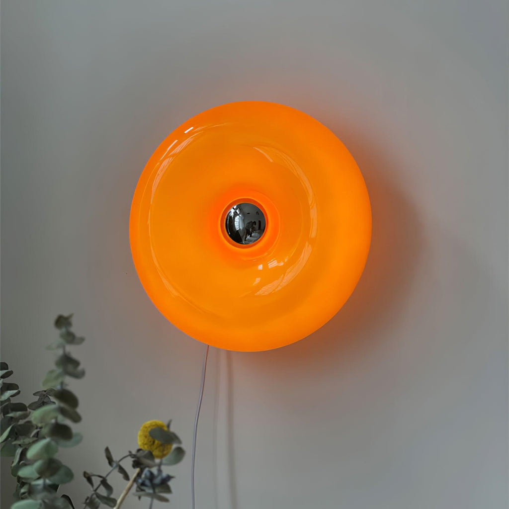Donuts Applique murale rétro orange - Neutralighting