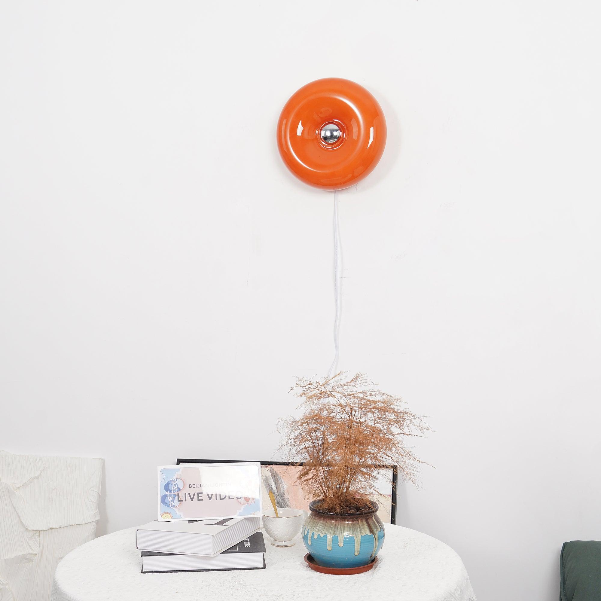 Donuts Applique murale rétro orange - Neutralighting