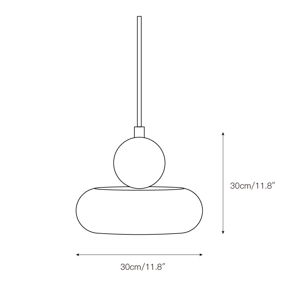 Ridge Suspension Marbre Métal Minimaliste alon - Neutralighting