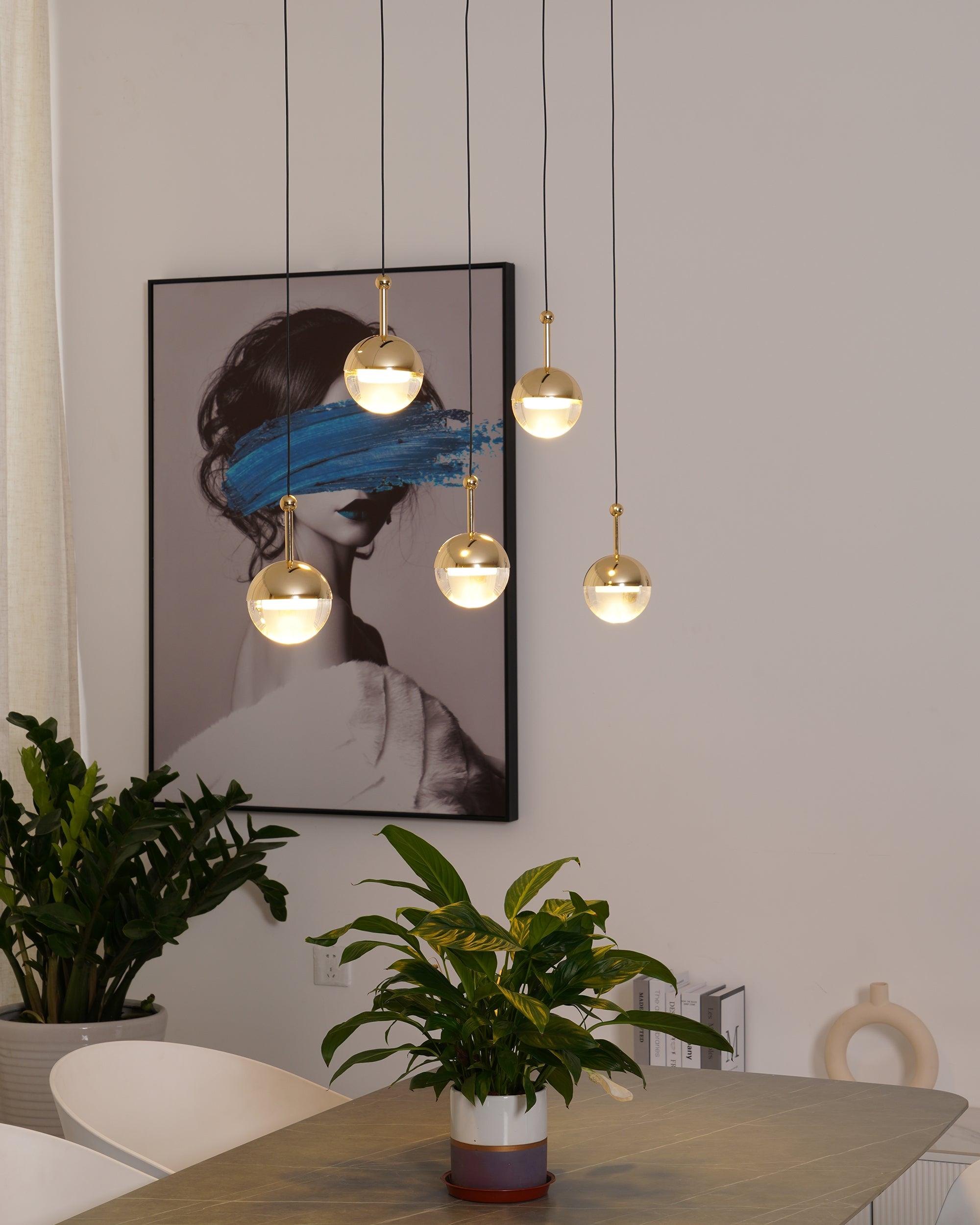 Solara Suspension Multi-Drops Minimaliste - Neutralighting