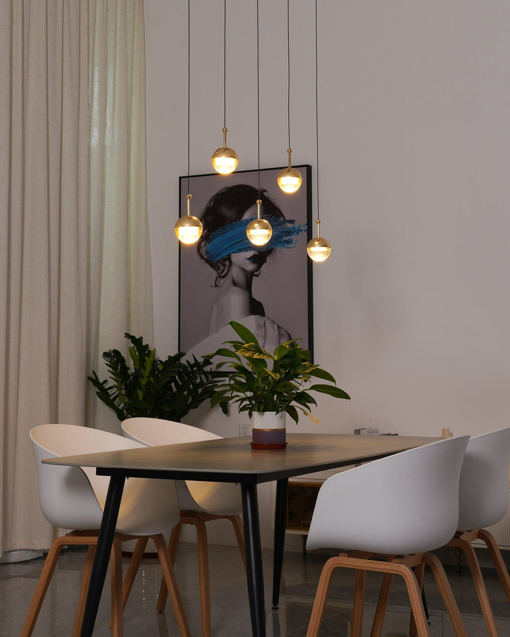 Solara Suspension Multi-Drops Minimaliste - Neutralighting
