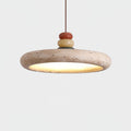 Cuvarora Disque Travertin Pendentif Lumière - Neutralighting