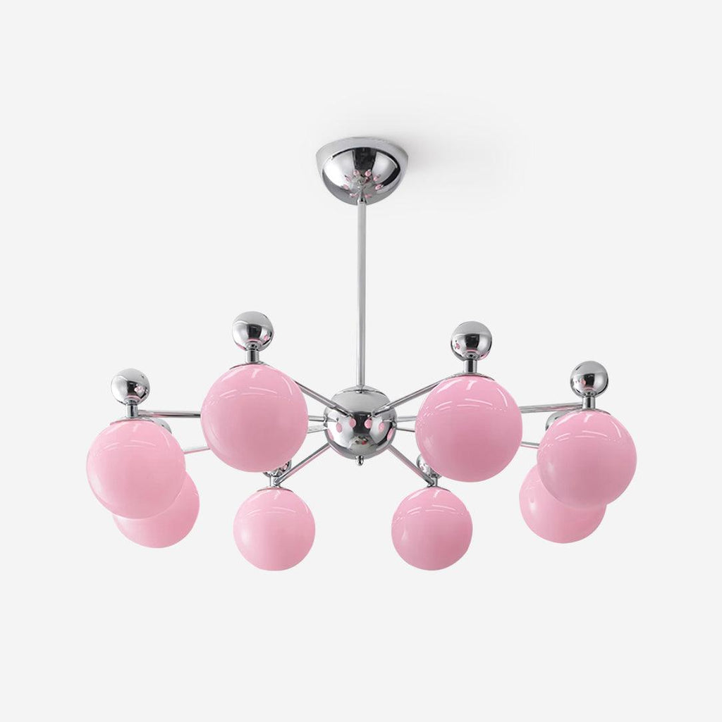 Dori Lustre Disposition de Globes en Verre Rose - Neutralighting