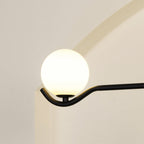 Lustra Suspension en Verre Noir avec Cadre - Neutralighting