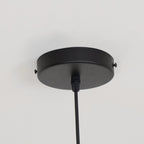 Lustra Suspension en Verre Noir avec Cadre - Neutralighting