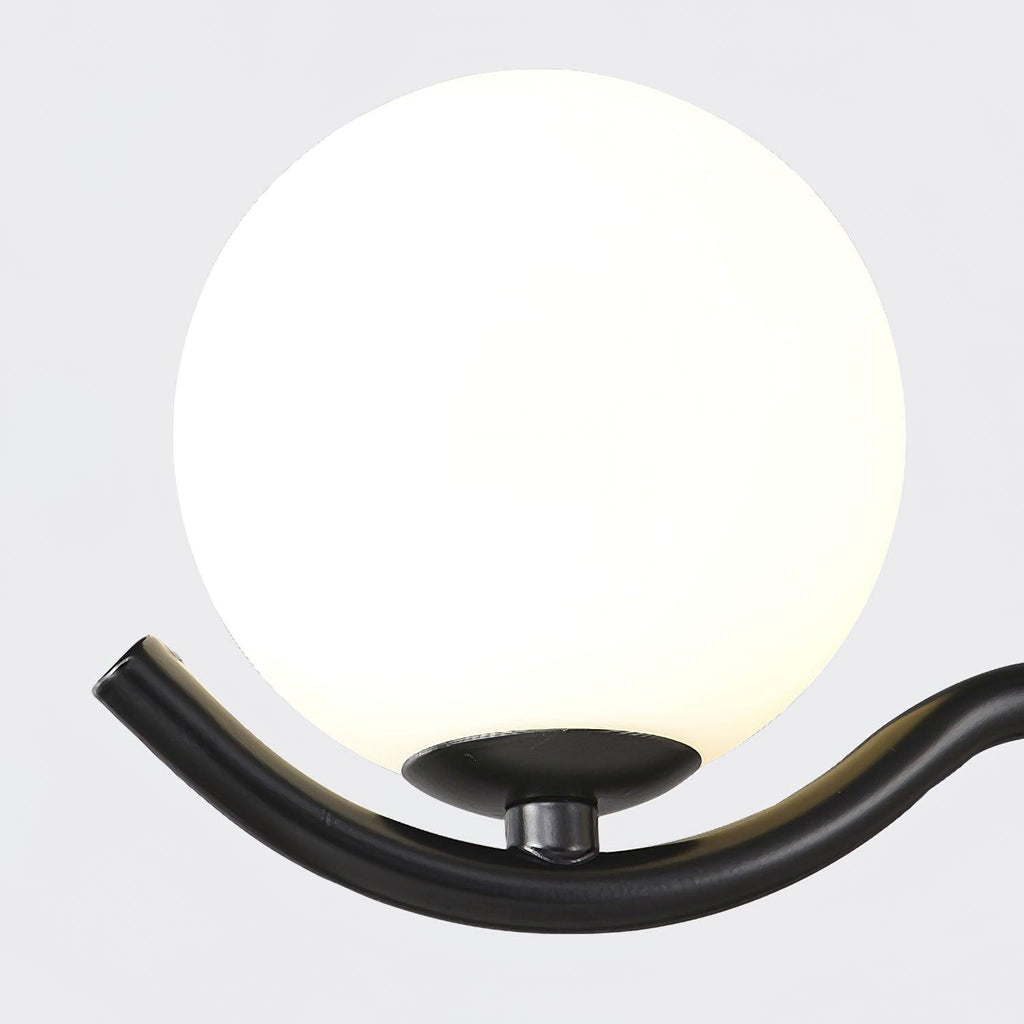 Lustra Suspension en Verre Noir avec Cadre - Neutralighting