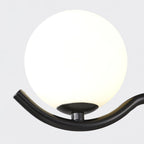 Lustra Suspension en Verre Noir avec Cadre - Neutralighting