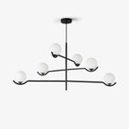 Lustra Suspension en Verre Noir avec Cadre - Neutralighting