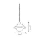 Ritta Lampe Pendante Travertin Moderne - Neutralighting