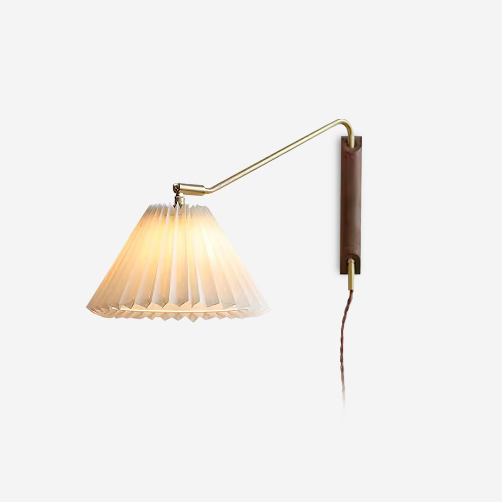 Feyora Applique Murale Tissu Plissé - Neutralighting