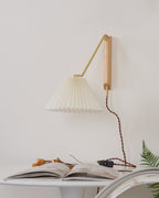 Feyora Applique Murale Tissu Plissé - Neutralighting