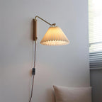 Feyora Applique Murale Tissu Plissé - Neutralighting