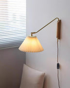 Feyora Applique Murale Tissu Plissé - Neutralighting