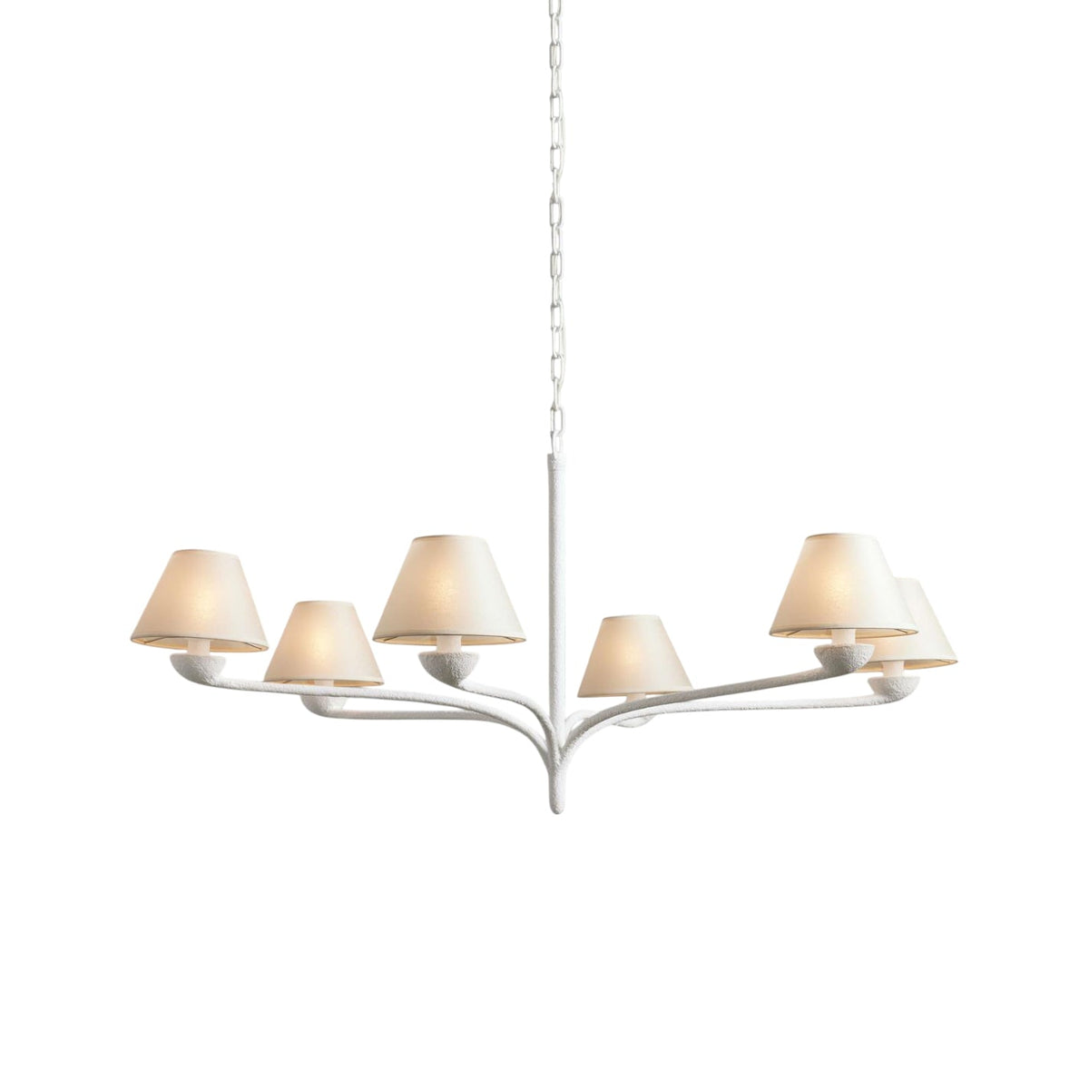 Upturn Chandelier Résine Tissu Élégance Salon - Neutralighting