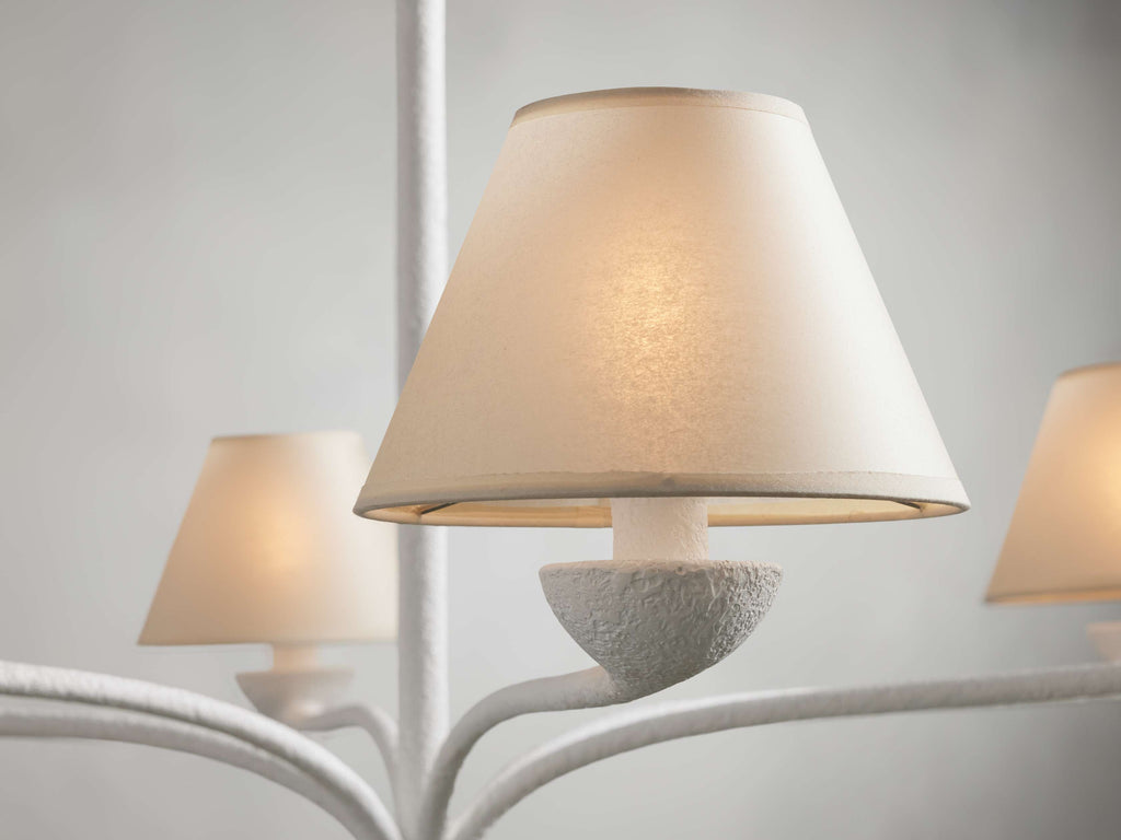 Upturn Chandelier Résine Tissu Élégance Salon - Neutralighting