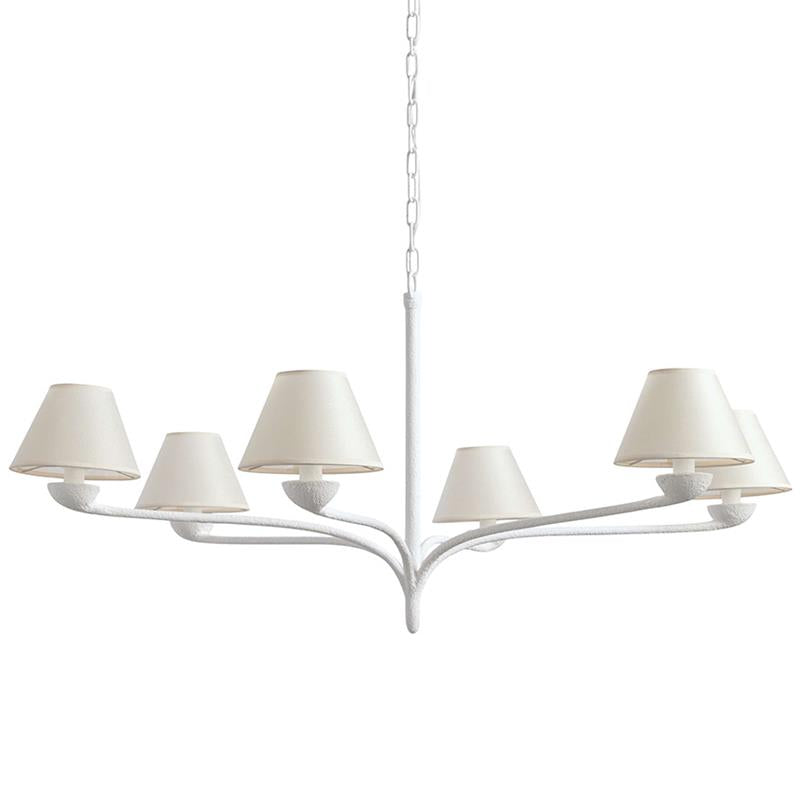 Upturn Chandelier Résine Tissu Élégance Salon - Neutralighting