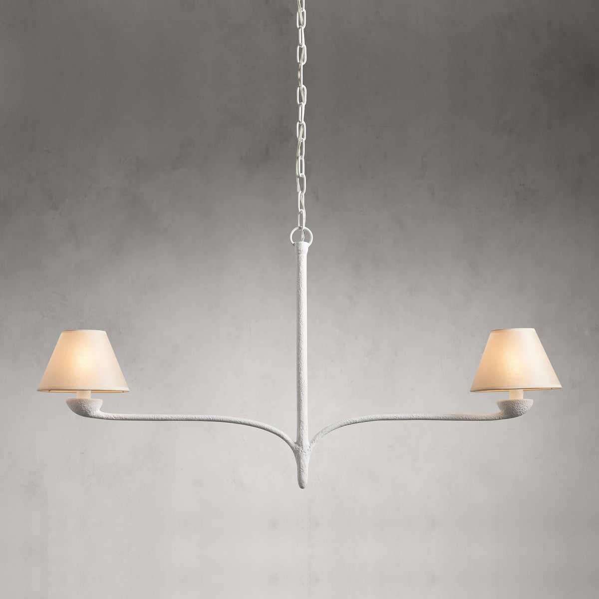 Upturn Chandelier Résine Tissu Élégance Salon - Neutralighting