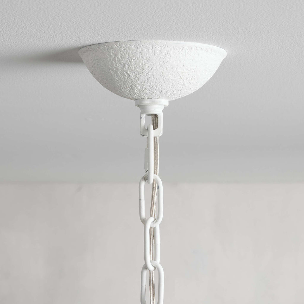Upturn Chandelier Résine Tissu Élégance Salon - Neutralighting