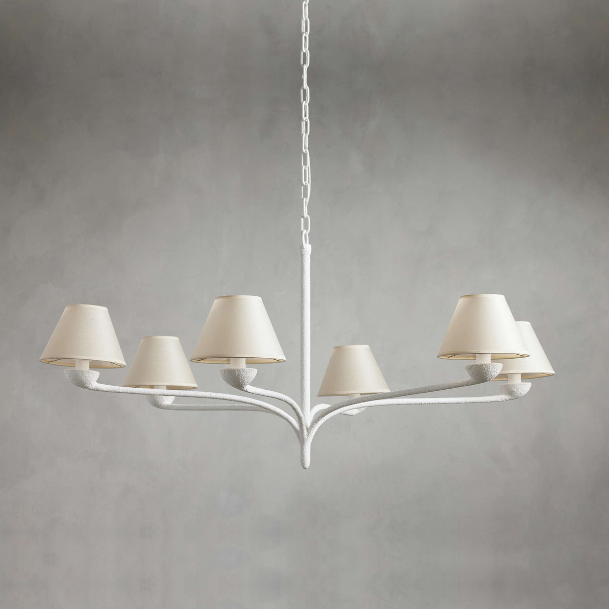 Upturn Chandelier Résine Tissu Élégance Salon - Neutralighting