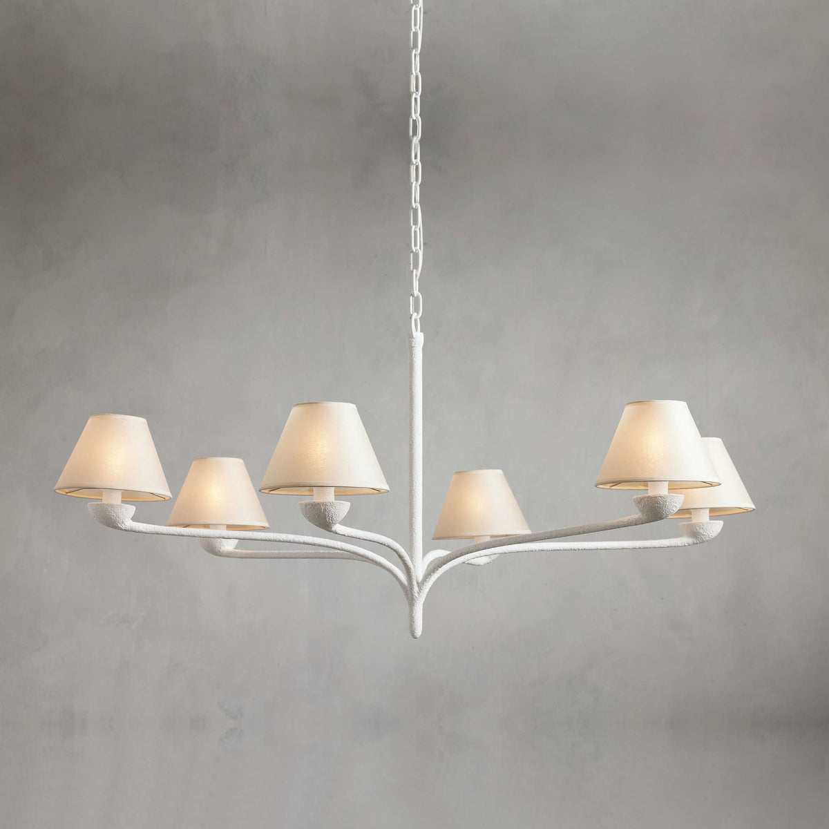 Upturn Chandelier Résine Tissu Élégance Salon - Neutralighting