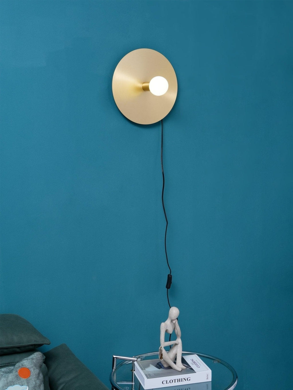 Lustra Wall Lamp Brass Bulb - Neutralighting