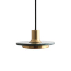 Solara Suspension en Marbre Double Cercle Moderne - Neutralighting