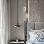 Solara Suspension en Marbre Double Cercle Moderne - Neutralighting