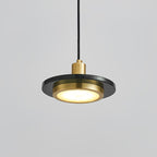 Solara Suspension en Marbre Double Cercle Moderne - Neutralighting