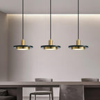 Solara Suspension en Marbre Double Cercle Moderne - Neutralighting