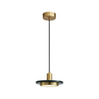Solara Suspension en Marbre Double Cercle Moderne - Neutralighting