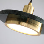 Solara Suspension en Marbre Double Cercle Moderne - Neutralighting