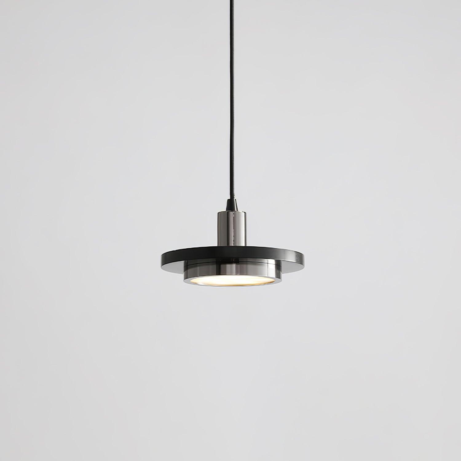 Solara Suspension en Marbre Double Cercle Moderne - Neutralighting