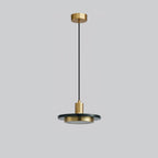 Solara Suspension en Marbre Double Cercle Moderne - Neutralighting