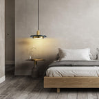 Solara Suspension en Marbre Double Cercle Moderne - Neutralighting