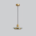 Solara Suspension en Marbre Double Cercle Moderne - Neutralighting
