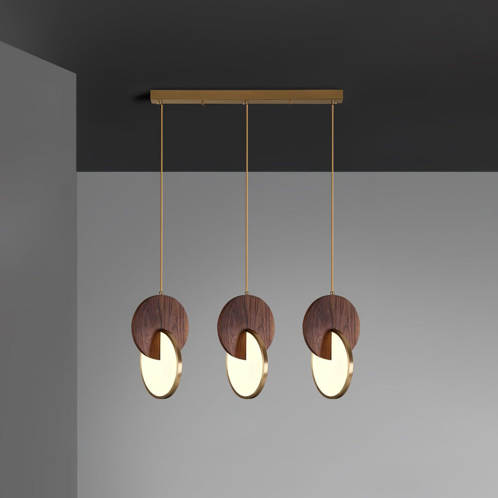 Lysola Suspension en anneau de bois - Neutralighting