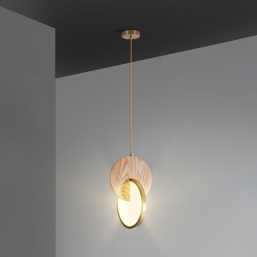 Lysola Suspension en anneau de bois - Neutralighting