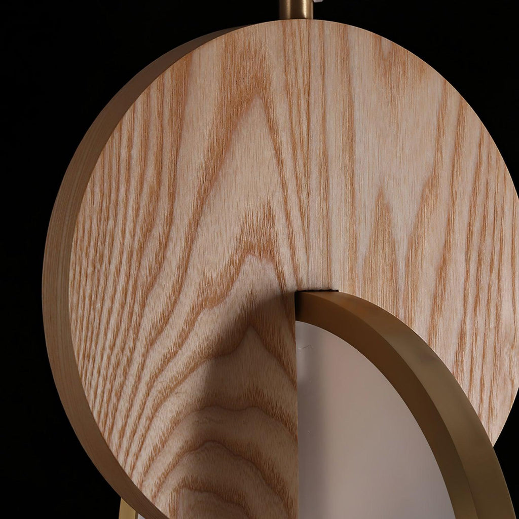 Lysola Suspension en anneau de bois - Neutralighting