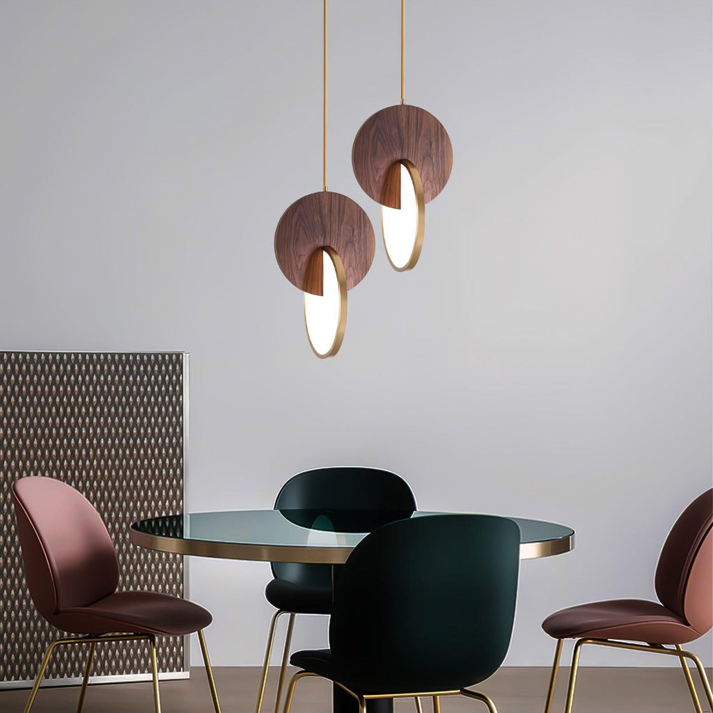 Lysola Suspension en anneau de bois - Neutralighting