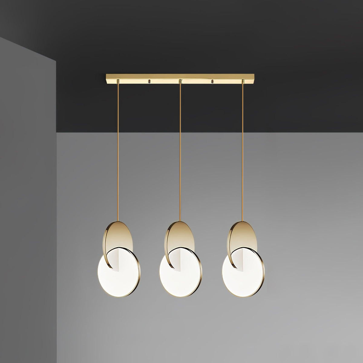 Lysola Suspension en anneau de bois - Neutralighting