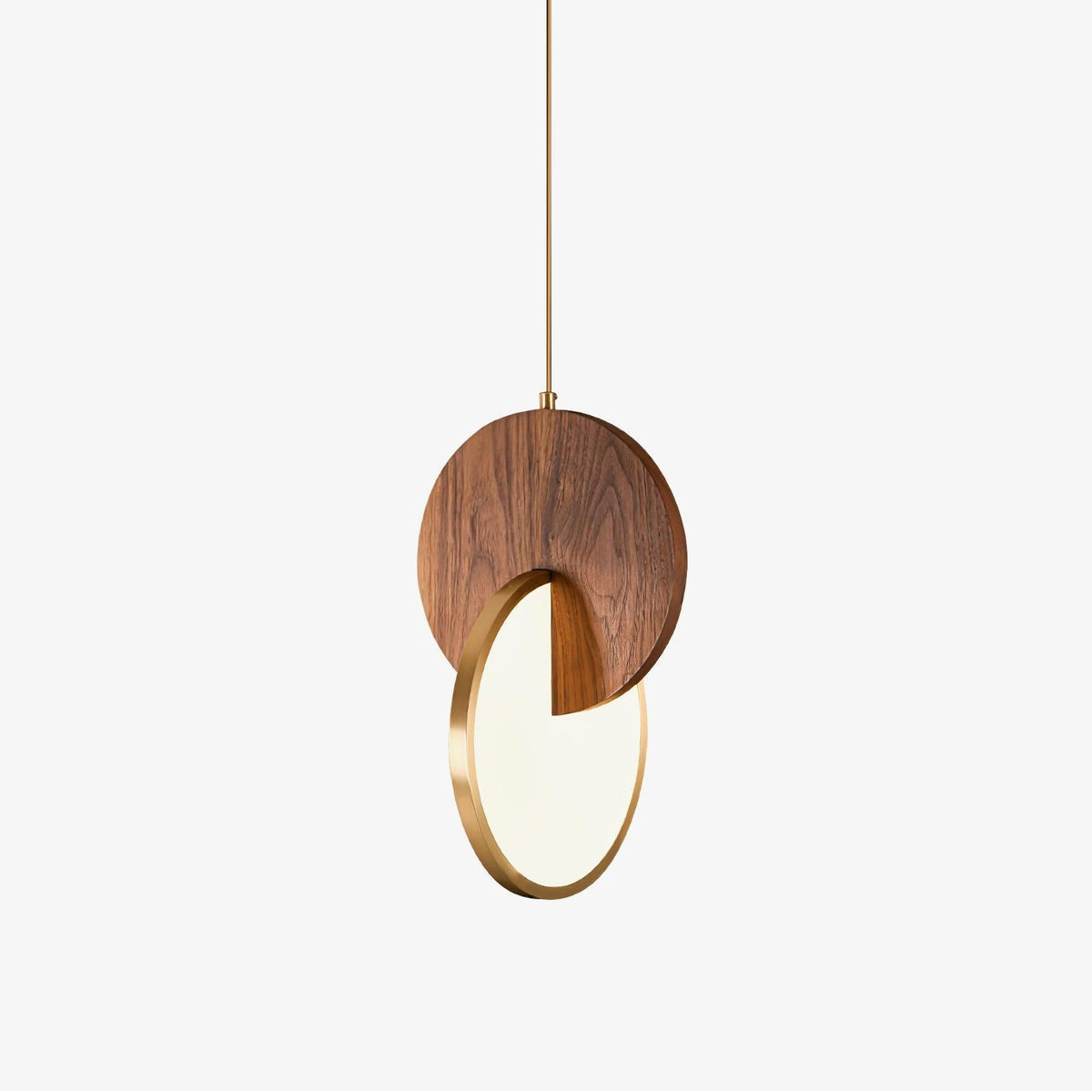 Lysola Suspension en anneau de bois - Neutralighting