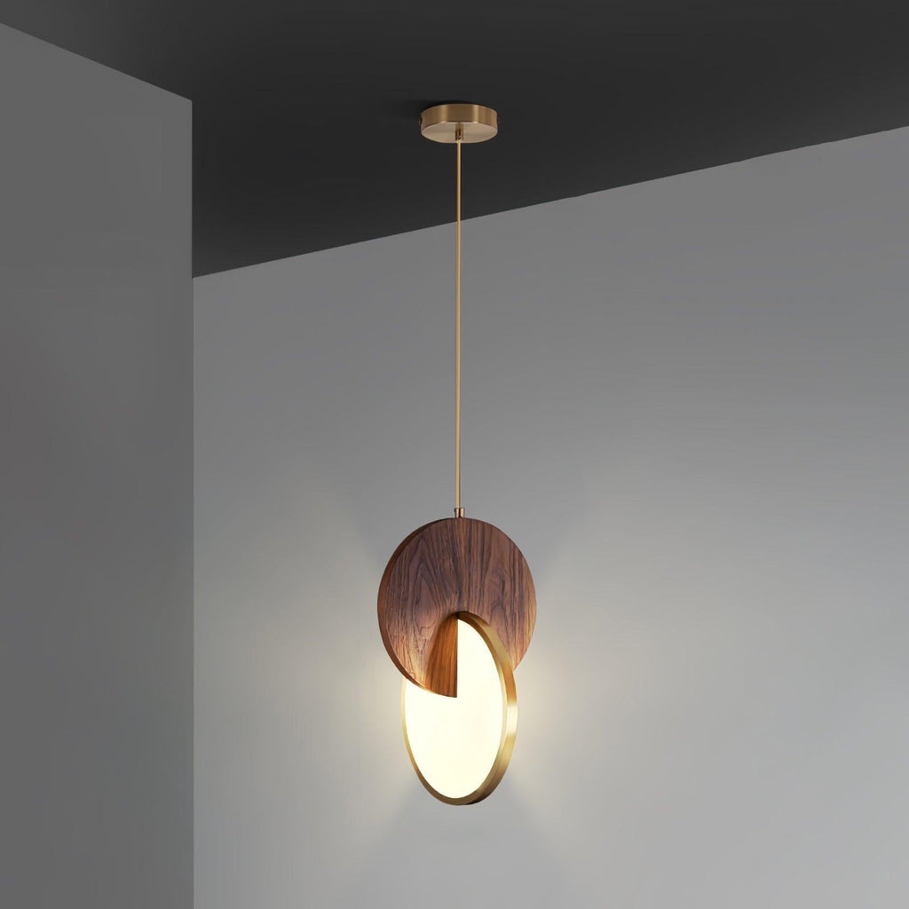 Lysola Suspension en anneau de bois - Neutralighting