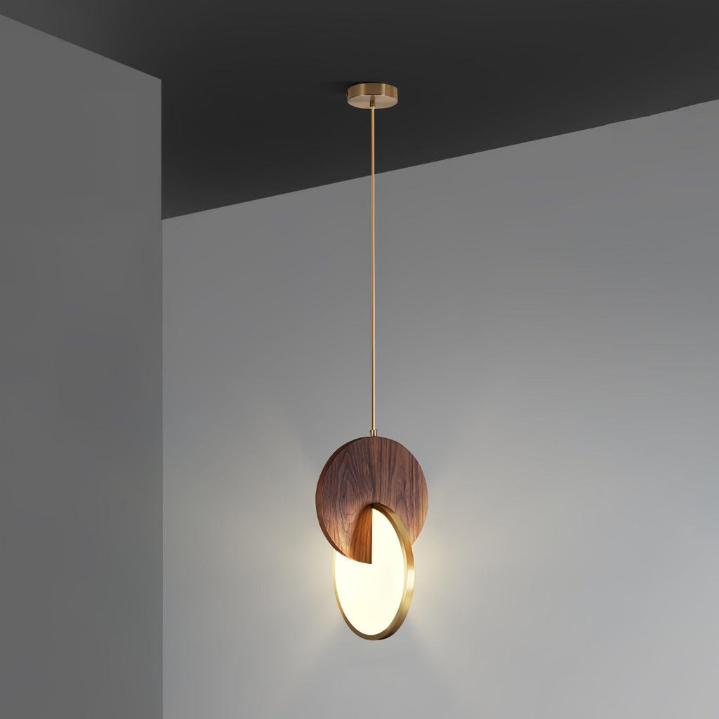 Lysola Suspension en anneau de bois - Neutralighting
